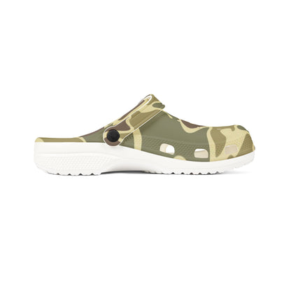 Old School Camo Crocs