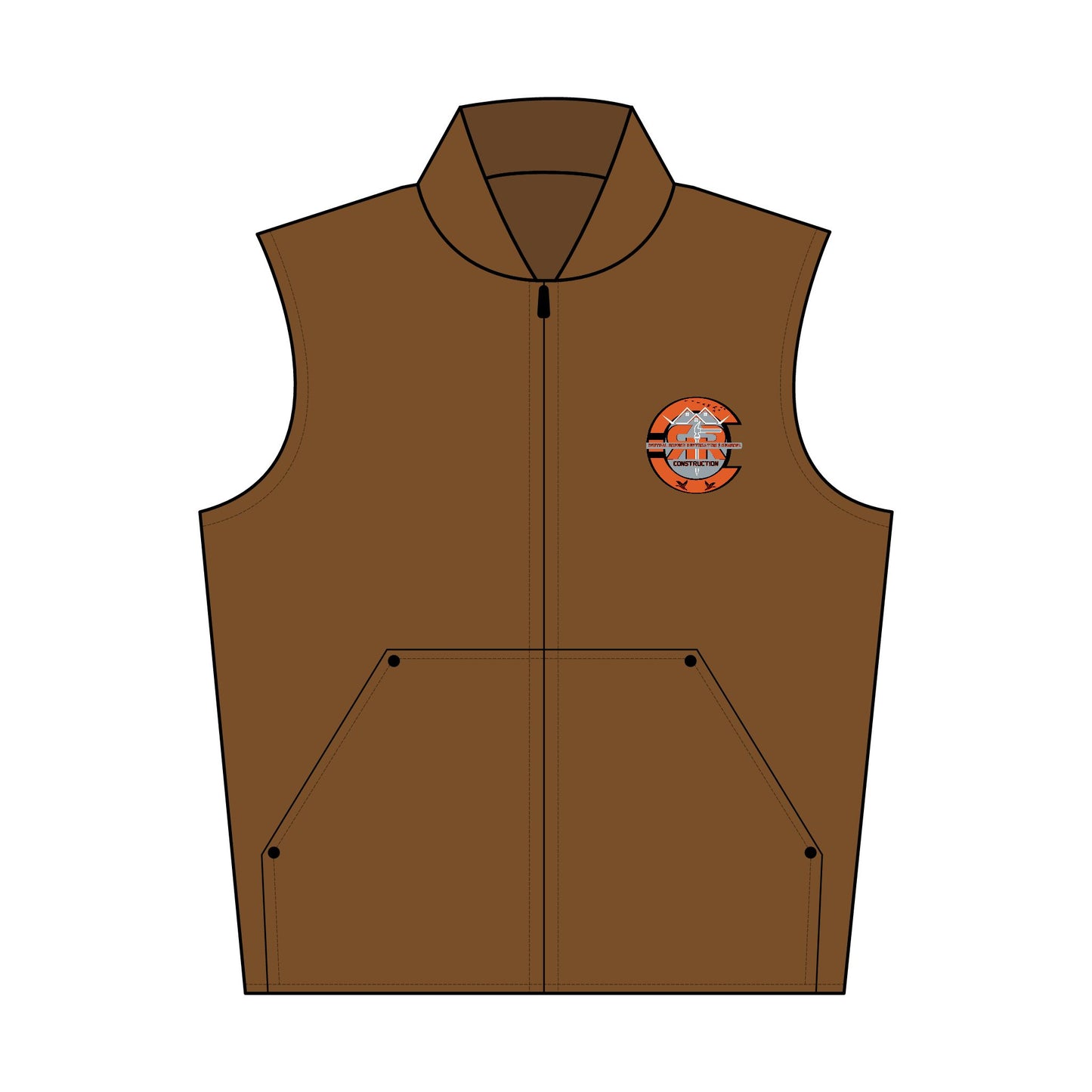 CornerStone® Duck Cloth Vest (Embroidery)