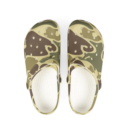 Old School Camo Crocs