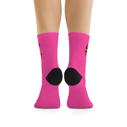 Pink Poly Socks