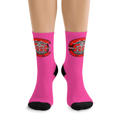 Pink Poly Socks