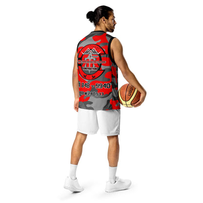 Recycled unisex basketball jersey